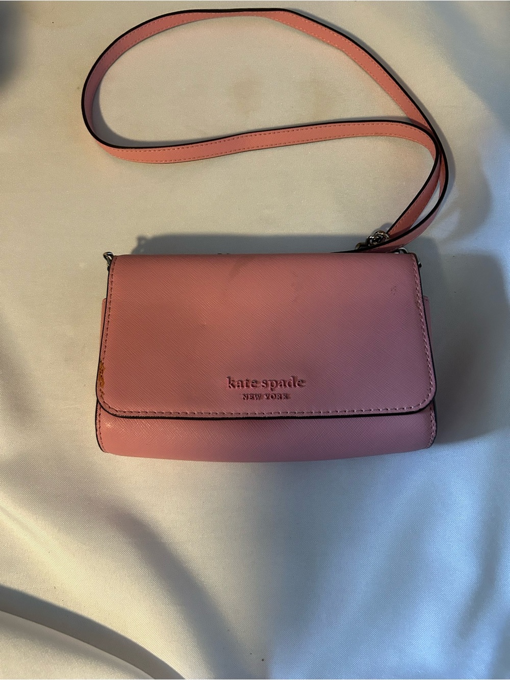 kate spade Pink Small Leather Crossbody Bag